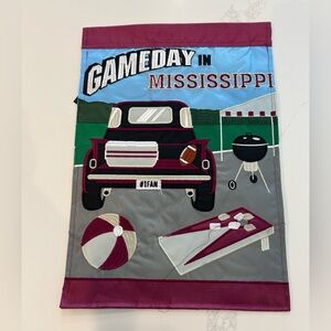 Gameday in Mississippi Decorative Garden Flag
